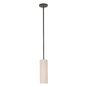 Meridian - 1 Light Mini Pendant in Modern Style - 5 Inches wide by 10 Inches high - 522736