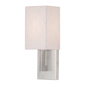 Meridian - 1 Light ADA Wall Sconce in Modern Style - 5 Inches wide by 13 Inches high - 522735