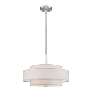 Monroe - 4 Light Pendant In Timeless Style-16 Inches Tall and 18 Inches Wide - 522808