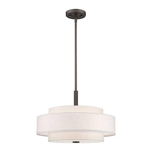Monroe - 4 Light Pendant In Timeless Style-16 Inches Tall and 18 Inches Wide