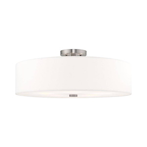 Meridian - 5 Light Semi-Flush Mount in Modern Style - 22 Inches wide by 9 Inches high - 831803