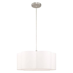 Chelsea - 1 Light Pendant in New Traditional Style - 18 Inches wide by 16 Inches high