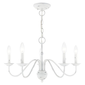 Windsor - 5 Light Chandelier in Traditional Style - 24 Inches wide by 13 Inches high - 831887