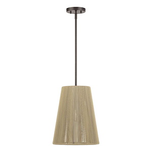 Florell - 1 Light Pendant-23.5 Inch Tall and 12 Inch Wide - 1391800