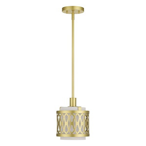 Vistaview - 1 Light Mini Pendant-18 Inches Tall and 7.25 Inches Wide