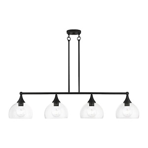Glendon - 4 Light Large Linear Chandelier-18.75 Inches Tall and 8.25 Inches Wide - 1305729