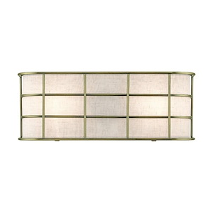 Blanchard - 2 Light ADA Wall Sconce In Industrial Style-5.25 Inches Tall and 14 Inches Wide