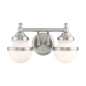 Oldwick - 2 Light Bath Vanity in Modern Style - 15 Inches wide by 8.25 Inches high - 939586
