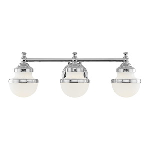 Oldwick - 3 Light Bath Vanity in Modern Style - 24 Inches wide by 8.25 Inches high - 939584