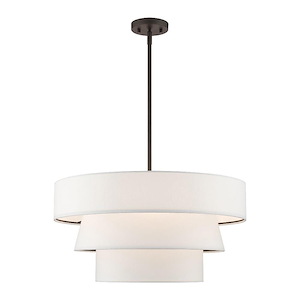 Warrenville - 4 Light Pendant In Mid-Century Modern Style-18.75 Inches Tall and 23 Inches Wide
