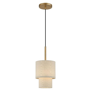 Bellingham - 1 Light Mini Pendant In Mid-Century Modern Style-21 Inches Tall and 7 Inches Wide