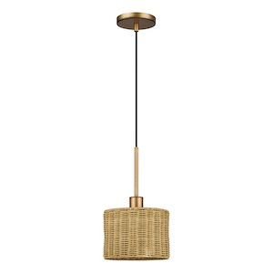 Weavington - 1 Light Mini Pendant-19.5 Inch Tall and 8.5 Inch Wide - 1391815