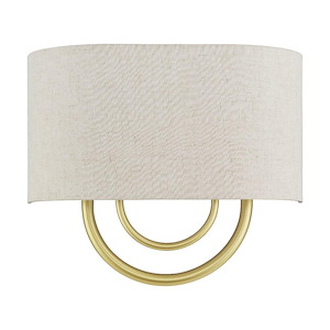 Stratton - 2 Light ADA Wall Sconce-11 Inches Tall and 13 Inches Wide - 1337590