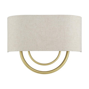 Stratton - 2 Light ADA Wall Sconce-11.5 Inches Tall and 15 Inches Wide - 1337591