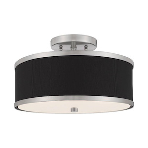 Park Ridge - 2 Light Semi-Flush Mount in Traditional Style - 13 Inches wide by 8 Inches high - 1018167