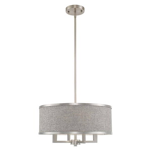 Park Ridge - 4 Light Pendant in New Traditional Style - 18 Inches wide by 18 Inches high