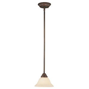 Coronado - 1 Light Mini Pendant in Traditional Style - 7.5 Inches wide by 8.5 Inches high