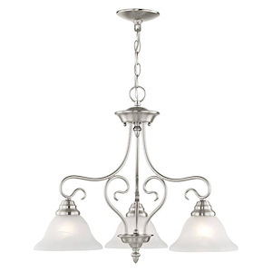 Coronado - 3 Light Chandelier in Traditional Style - 24 Inches wide by 20.5 Inches high - 190077