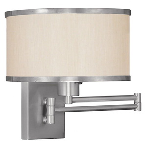 Park Ridge - 1 Light Swing Arm Wall Sconce in New Traditional Style - 11 Inches wide by 11.5 Inches high