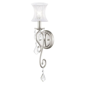 Newcastle - 1 Light Wall Sconce in Glam Style - 4.5 Inches wide by 22 Inches high - 1219970