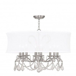 Newcastle - 8 Light Chandelier in Glam Style - 28 Inches wide by 21 Inches high - 415392