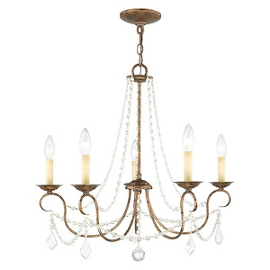 Pennington - 5 Light Chandelier in Traditional Style - 25 Inches wide by 23 Inches high - 1029803