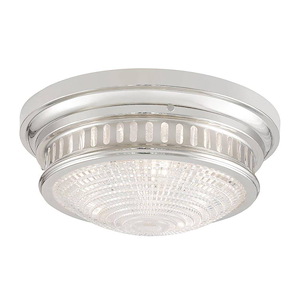 Berwick - 3 Light Flush Mount in Coastal Style - 15 Inches wide by 6.5 Inches high