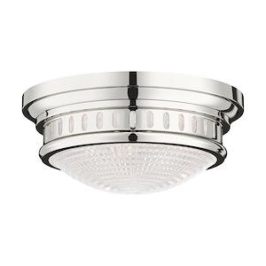Berwick - 3 Light Flush Mount in Coastal Style - 15 Inches wide by 6.5 Inches high - 522790