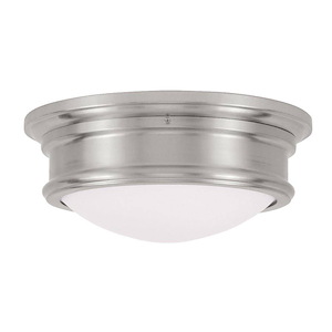 Astor - 2 Light Flush Mount in Coastal Style - 13 Inches wide by 5.5 Inches high