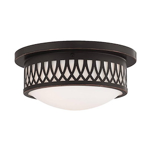 Westfield - 2 Light Flush Mount in Contemporary Style - 11 Inches wide by 5 Inches high - 1029814