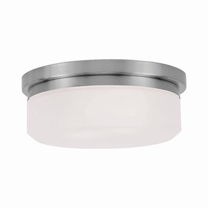Stratus - 2 Light Flush Mount in Coastal Style - 8 Inches wide by 4.5 Inches high