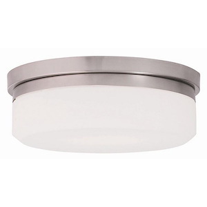 Isis - 18W 2 LED Flush Mount - 13 Inches wide by 4.25 Inches high