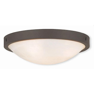 New Brighton - 3 Light Flush Mount in Contemporary Style - 16.5 Inches wide by 5 Inches high - 476947