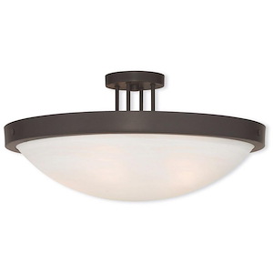 New Brighton - 4 Light Semi-Flush Mount in Contemporary Style - 20.5 Inches wide by 11.25 Inches high - 476943