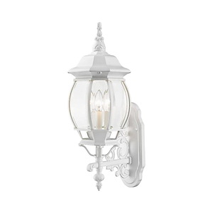 Frontenac - 3 Light Outdoor Wall Lantern in Traditional Style - 8.25 Inches wide by 23 Inches high - 190267