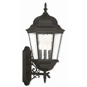 Hamilton - 3 Light Outdoor Wall Lantern in Traditional Style - 12.5 Inches wide by 30 Inches high - 477007