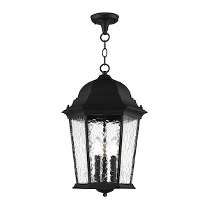 Hamilton - 3 Light Outdoor Pendant Lantern in Traditional Style - 12.5 Inches wide by 20 Inches high - 477005