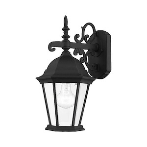 Hamilton - 1 Light Outdoor Wall Lantern in Traditional Style - 8 Inches wide by 15.25 Inches high - 1012073