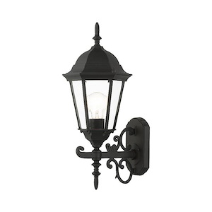 Hamilton - 1 Light Outdoor Wall Lantern in Traditional Style - 8 Inches wide by 19.5 Inches high
