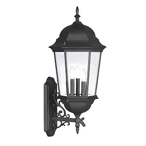 Hamilton - Three Light Exterior Lantern in Traditional Style - 12.5 Inches wide by 30 Inches high - 1219982