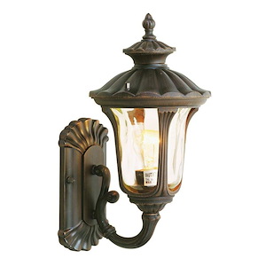 Oxford - 1 Light Outdoor Wall Lantern in Traditional Style - 7.25 Inches wide by 15.5 Inches high