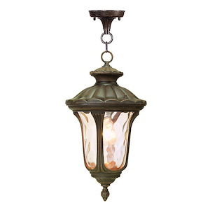 Oxford - 1 Light Outdoor Pendant Lantern in Traditional Style - 9.5 Inches wide by 17.5 Inches high