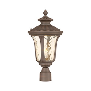 Oxford - 1 Light Outdoor Post Top Lantern in Traditional Style - 9.5 Inches wide by 19 Inches high - 190229