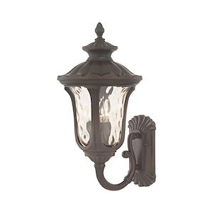 Oxford - 3 Light Outdoor Wall Lantern in Traditional Style - 11 Inches wide by 22 Inches high
