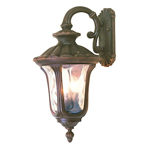 Oxford - 3 Light Outdoor Wall Lantern in Traditional Style - 11 Inches wide by 22 Inches high - 190227