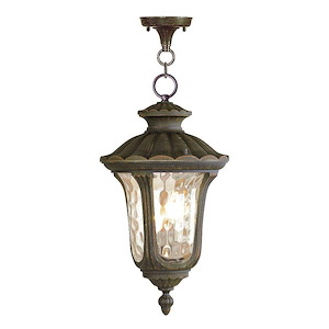 Oxford - 3 Light Outdoor Pendant Lantern in Traditional Style - 11 Inches wide by 20.5 Inches high - 1219983