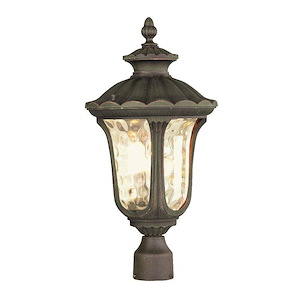 Oxford - 3 Light Outdoor Post Top Lantern in Traditional Style - 11 Inches wide by 22 Inches high - 1220148