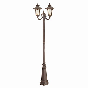 Oxford - 2 Light Outdoor 2 Head Post in Traditional Style - 22 Inches wide by 87 Inches high - 190224