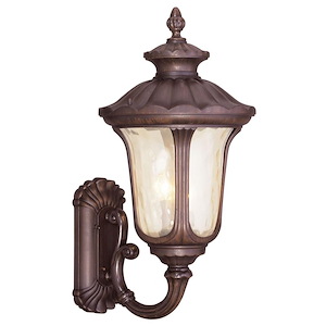 Oxford - 3 Light Outdoor Wall Lantern in Traditional Style - 13.75 Inches wide by 28 Inches high