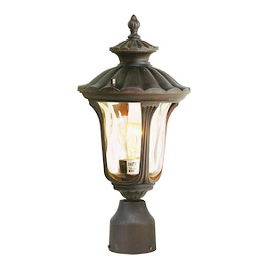 Oxford - 1 Light Outdoor Post Top Lantern in Traditional Style - 7.25 Inches wide by 15.5 Inches high - 375048